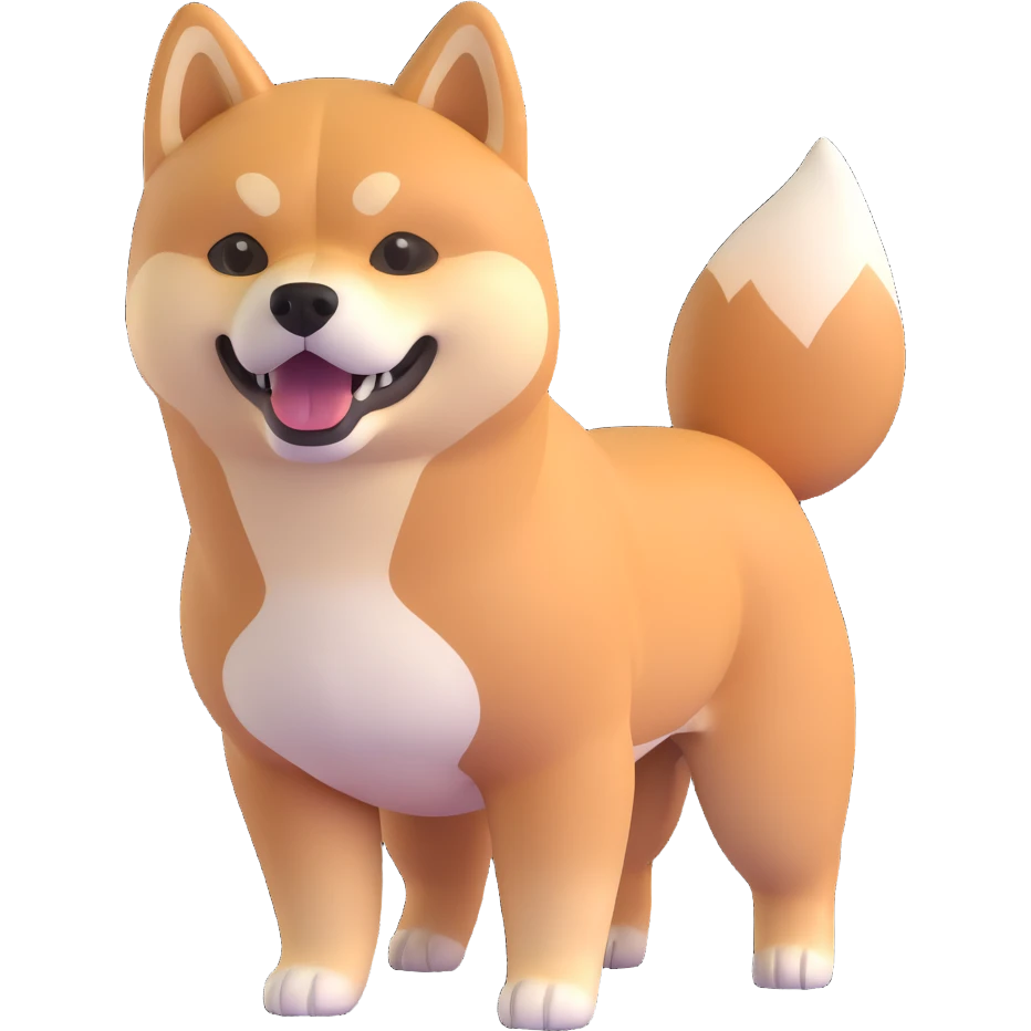 shiba inu muscular emoji