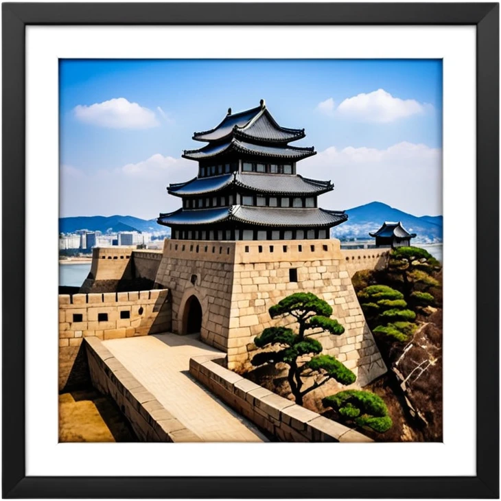 South Korea suwon Hwaseong Fortress Palace castle emoji