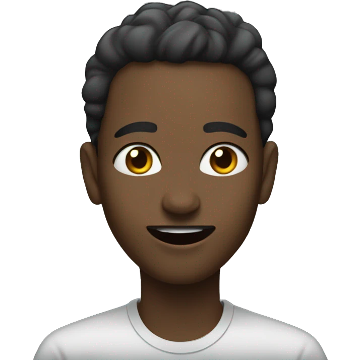 sudanese person mewing emoji