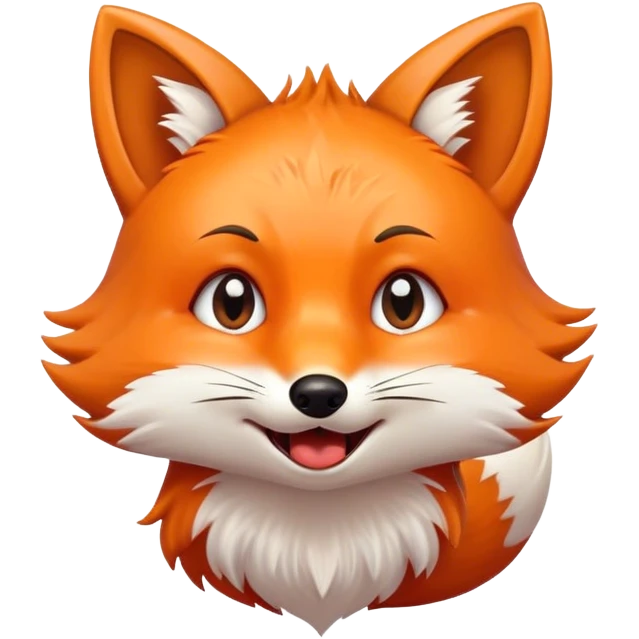 Tiny fox crying out loud emoji