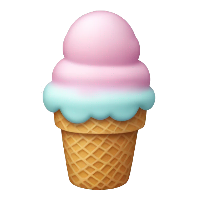 Pastel ice cream  emoji