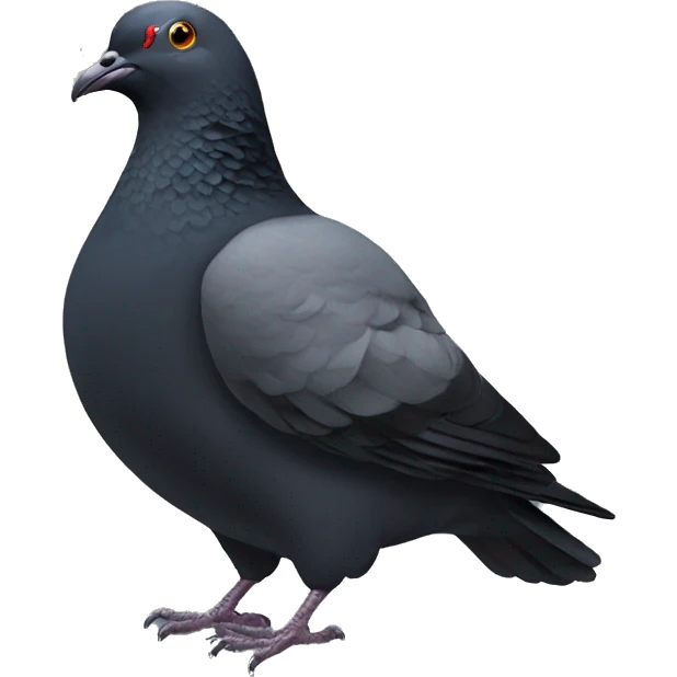 Black Pigeon emoji