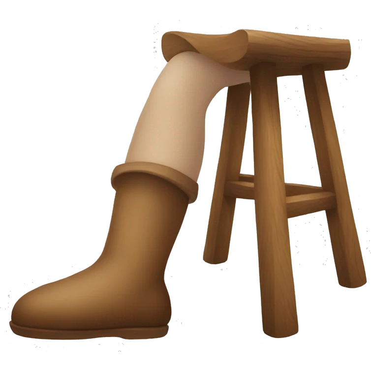 wooden leg emoji