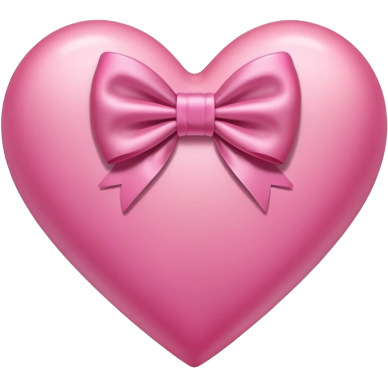 pink heart with a bow emoji