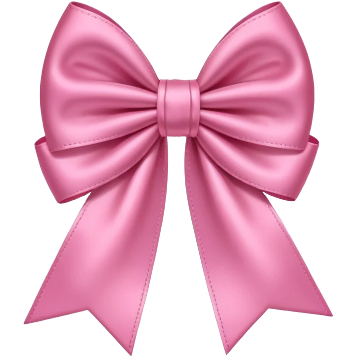 Pink bows emoji