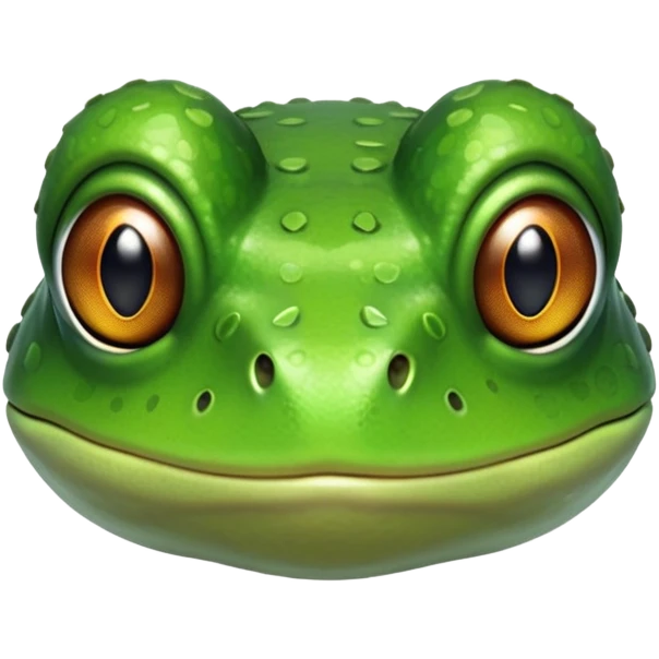 bitmap frog head emoji