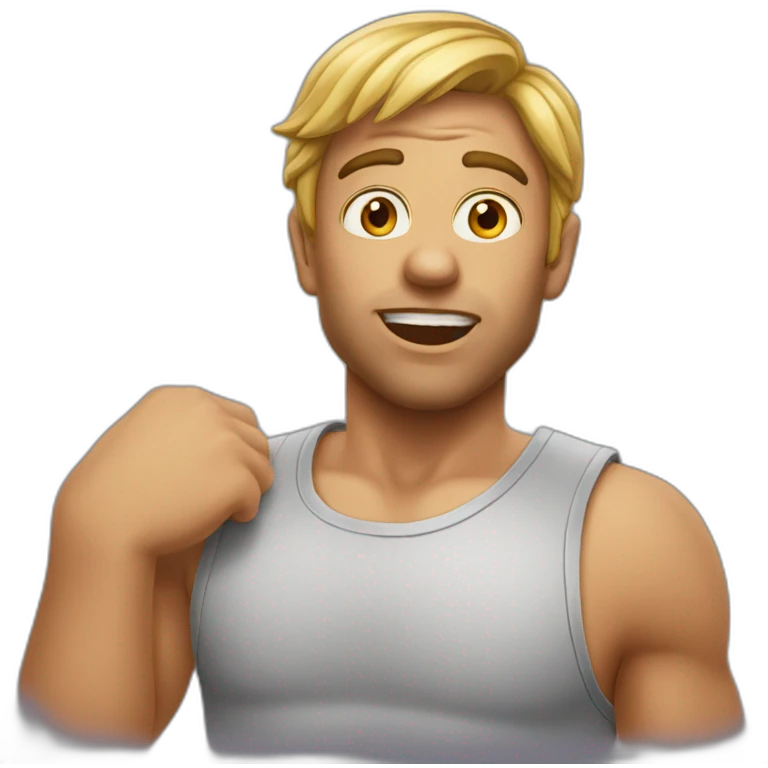 Emoji avec les yeux rouges emoji