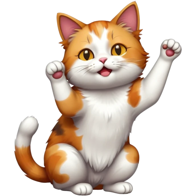 cat dabbing  emoji