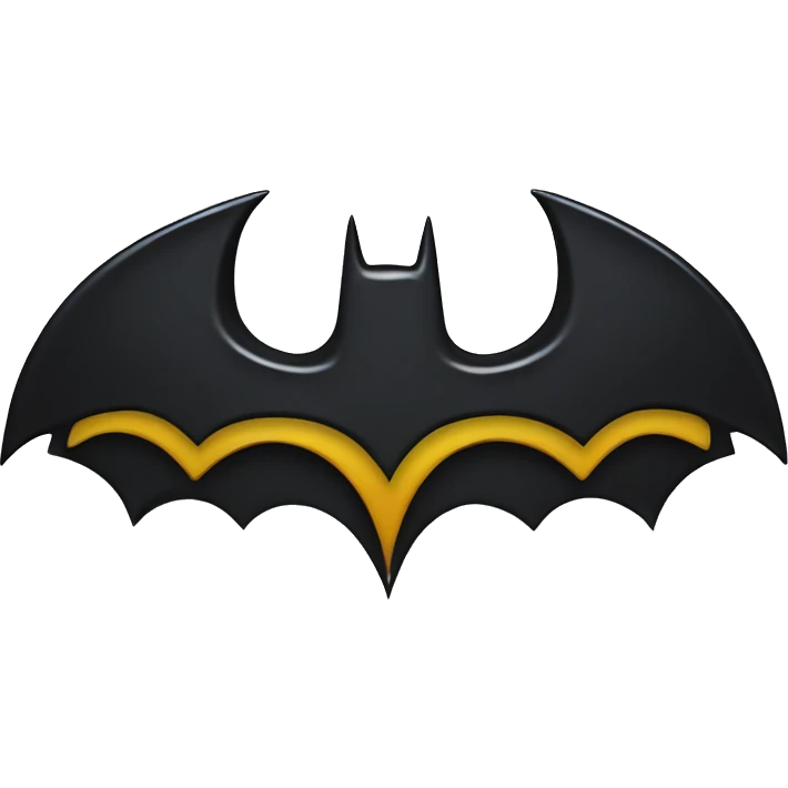 Batman logo emoji