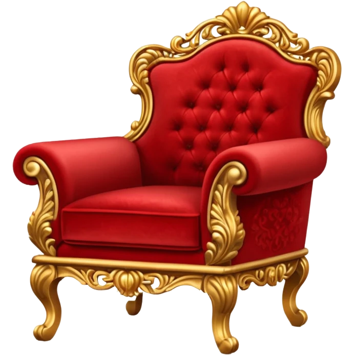 luxurius chair red emoji
