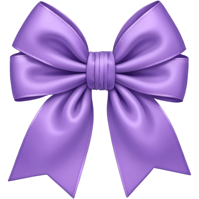 Cute bow light purple  emoji