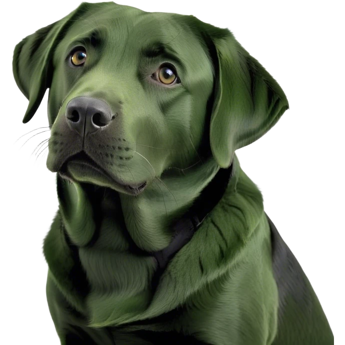 Black Labrador emoji