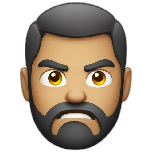 Angry designer emoji