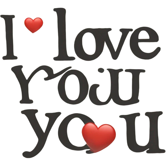 I love you emoji