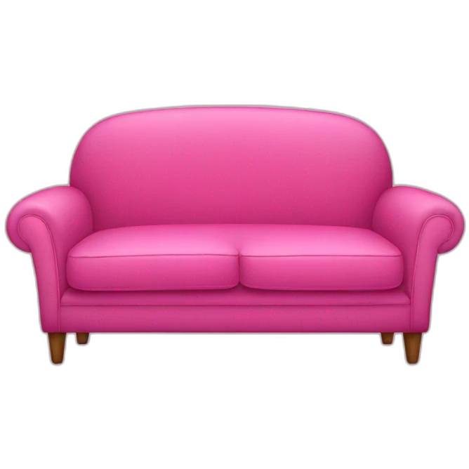 Pink Couch emoji