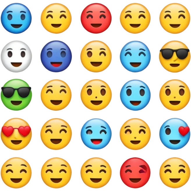 Make an aesthetic emoji pack emoji