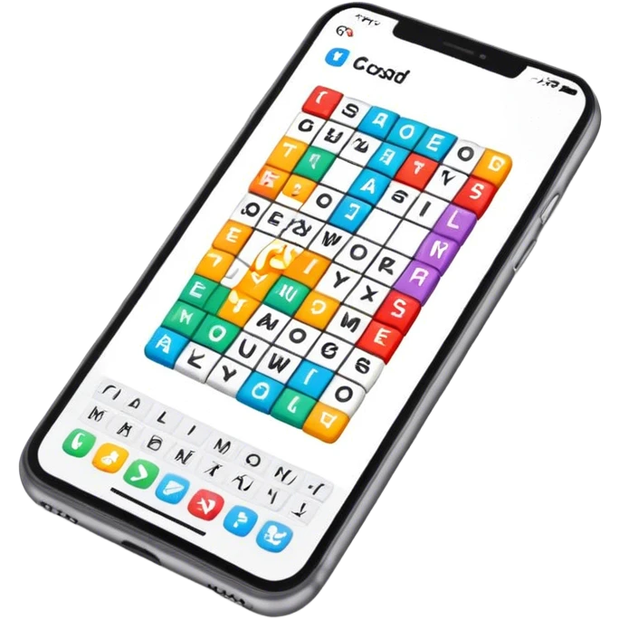 Crosswords in phone emoji