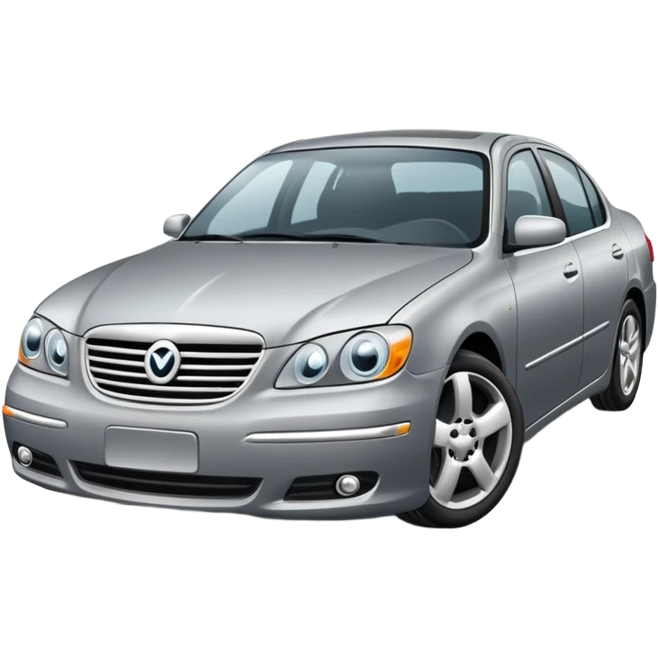 gray sedan car emoji