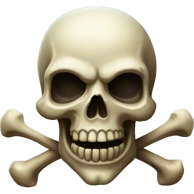 Old school runescape skull and crossbones emoji