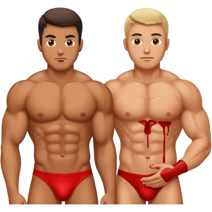 Gay sex cum 2 men big dick blood emoji