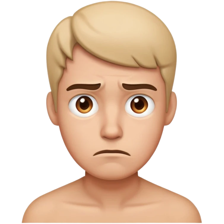 I can’t live like that  emoji