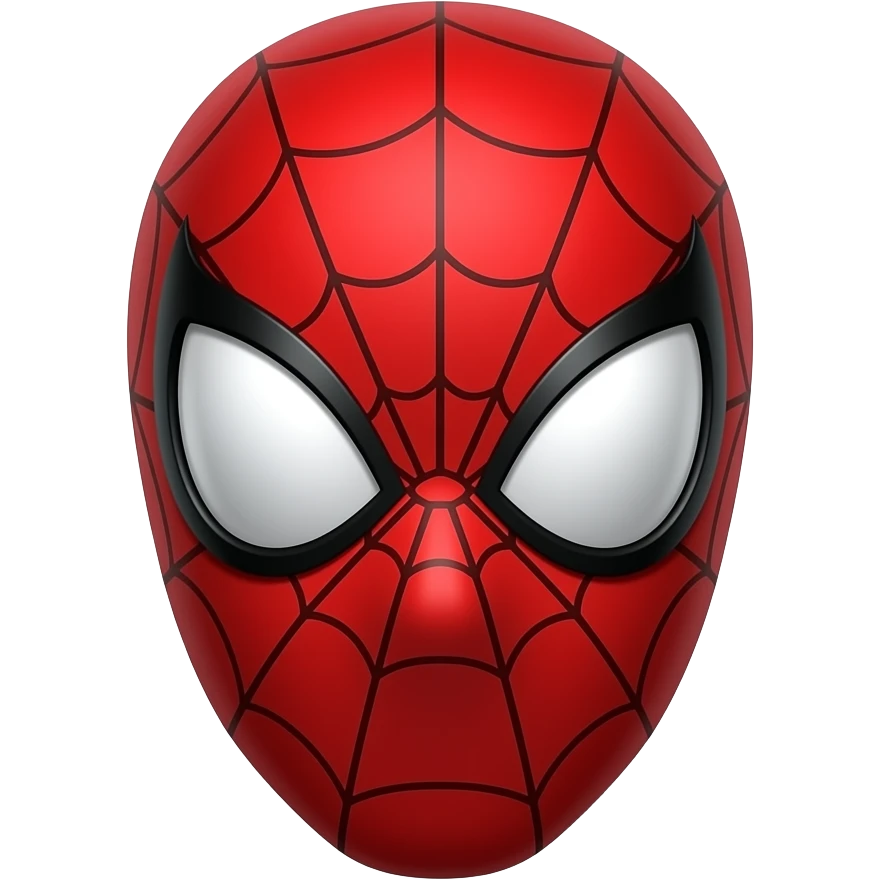 Spider man face emoji