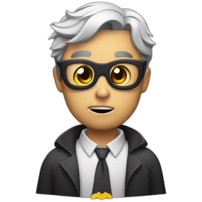 batman shrugging shoulders in confusion emoji