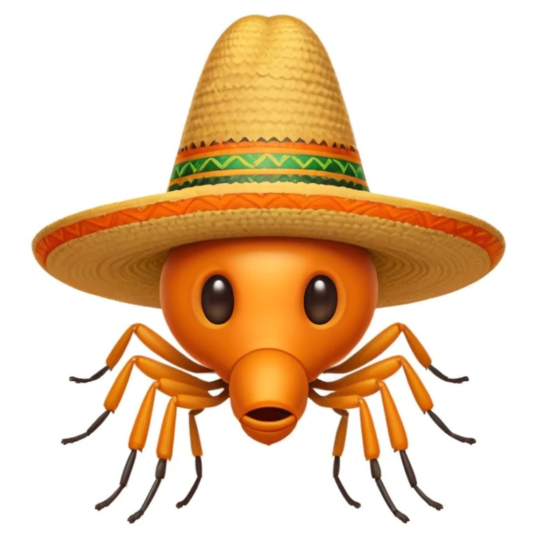 Moustique with hâte mexicain emoji