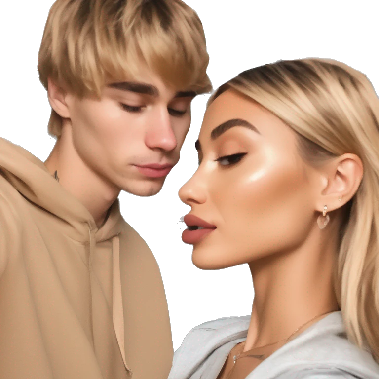 hailey bieber abev justin bieber emoji