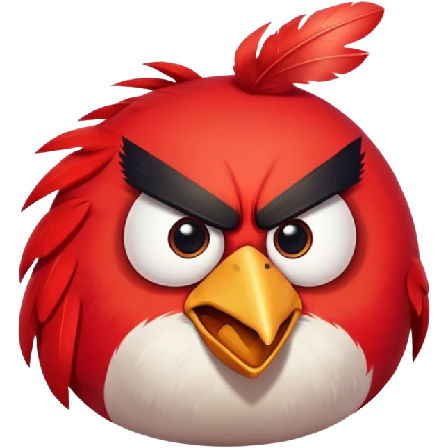 angry bird  emoji