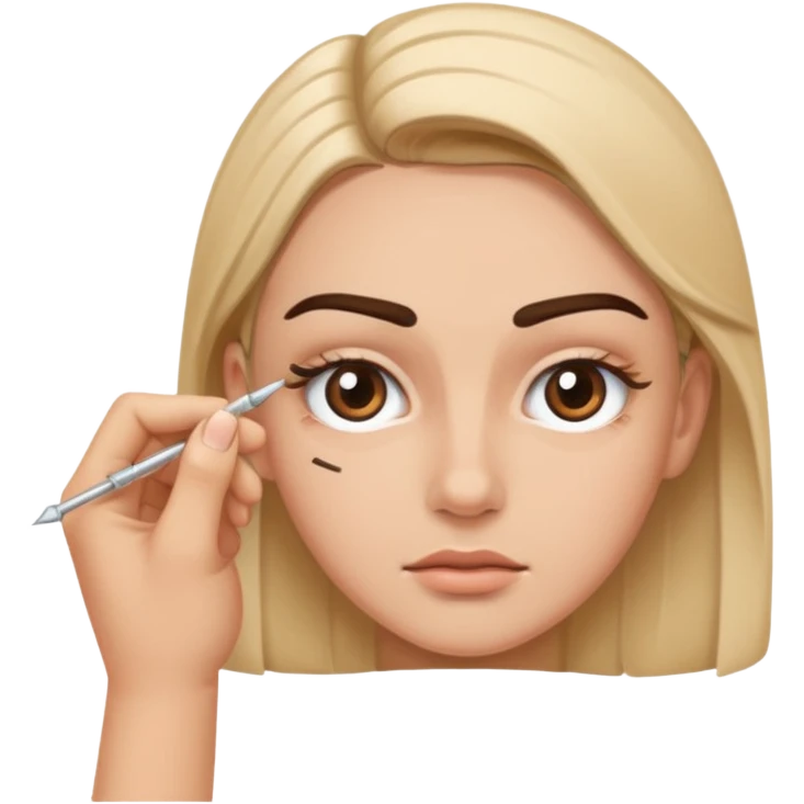 eyebrow threading emoji