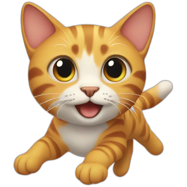 flying-cat emoji
