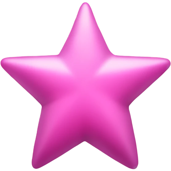 Pink star emoji