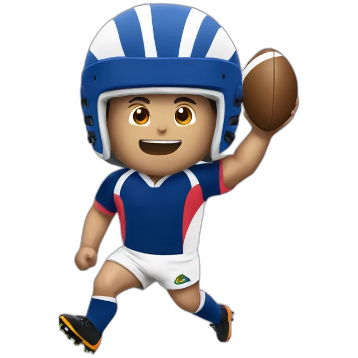 Joueur de rugby emoji