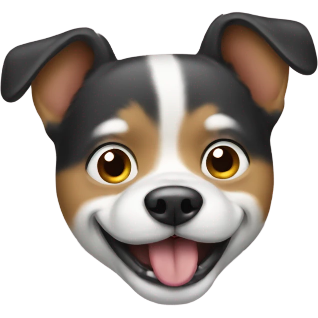 Winking dog emoji