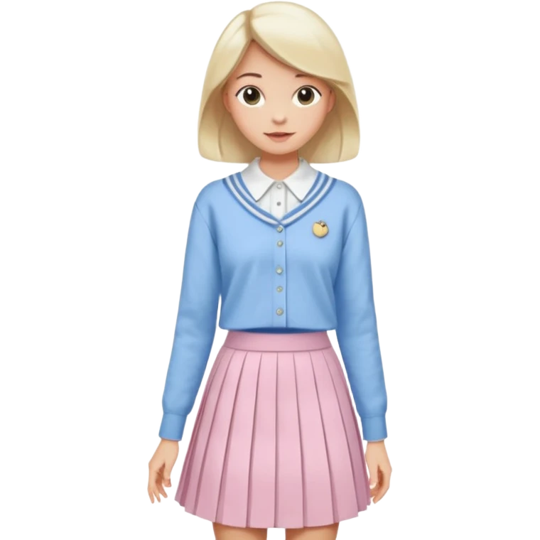 Make me a preppy aesthetic emoji