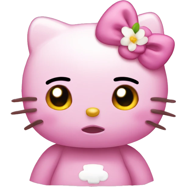SAD HELLO KITTY  emoji