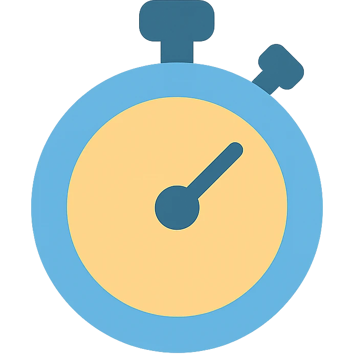 a stopwatch with buttons emoji