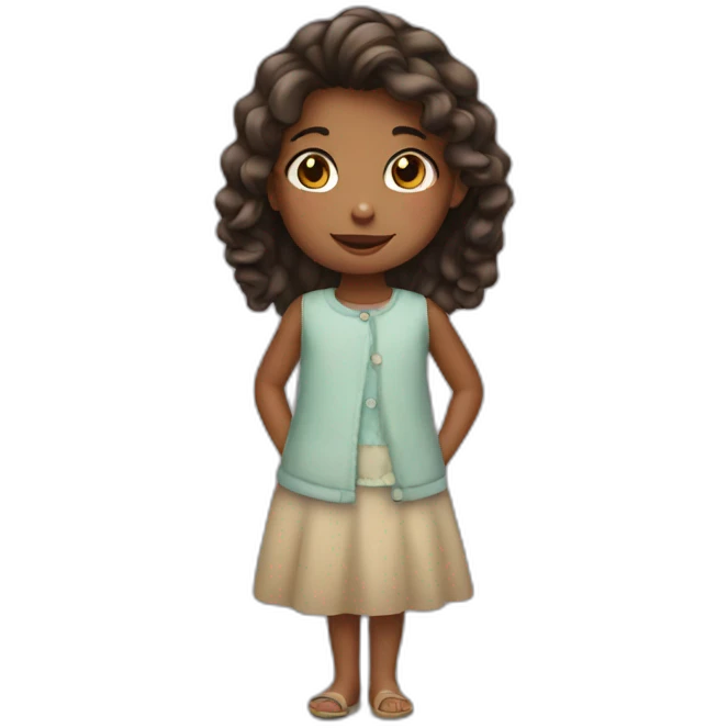 little girl emoji