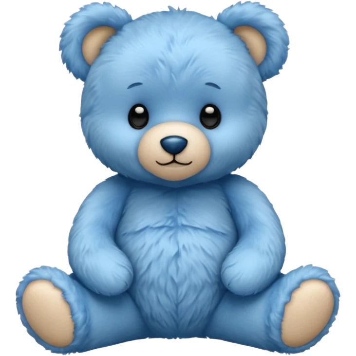 Blue bear emoji