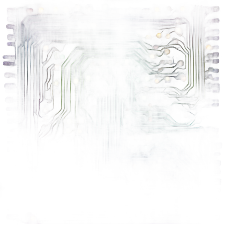 circuit board with rainbow LEDs, simple, isometric, masterpiece, cell shaded emoji