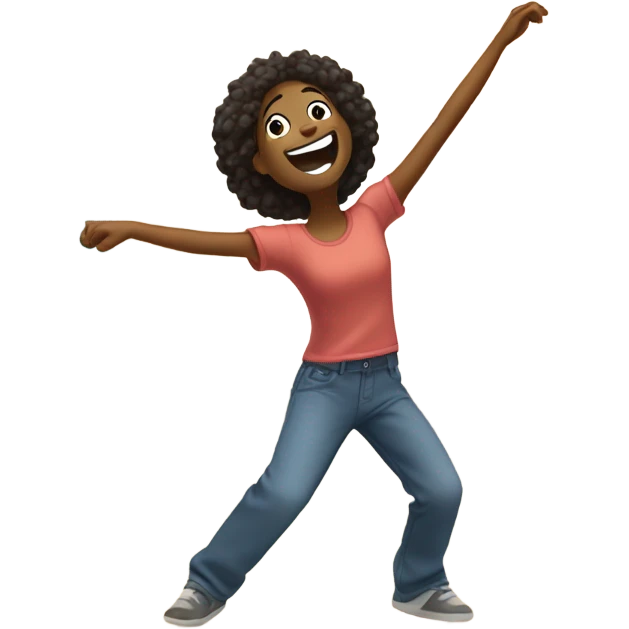 Happy dance emoji