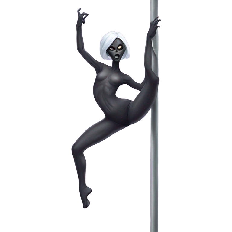 alien woman  Pole dancer emoji