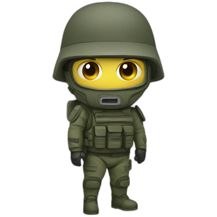 Thermal soldier emoji