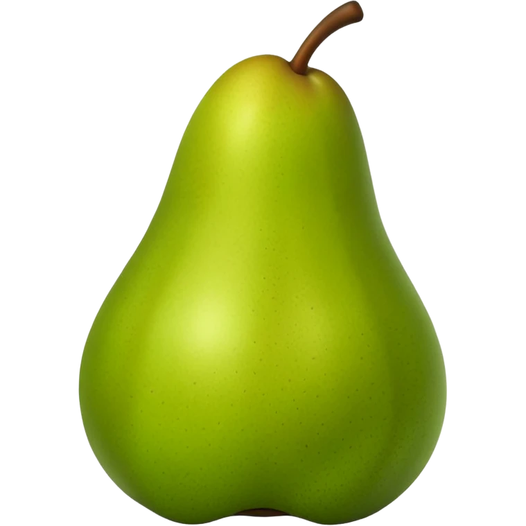plain pear in a porshce withe black rims emoji