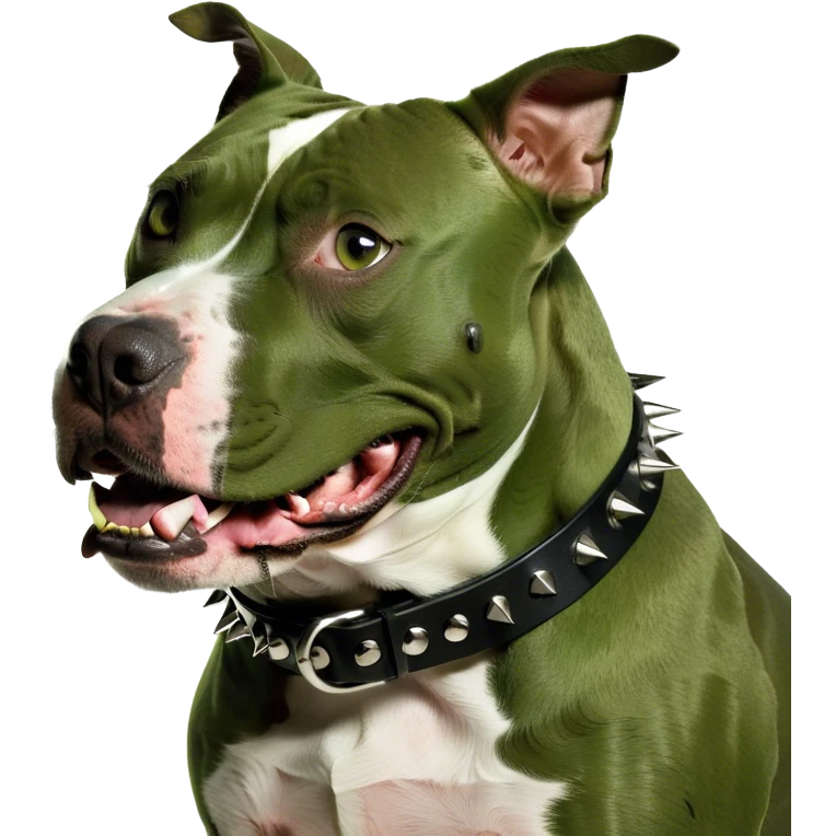 Pitbull looking mad emoji