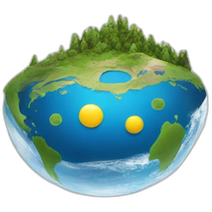 flat earth emoji