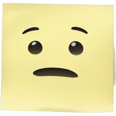 blank post it note emoji