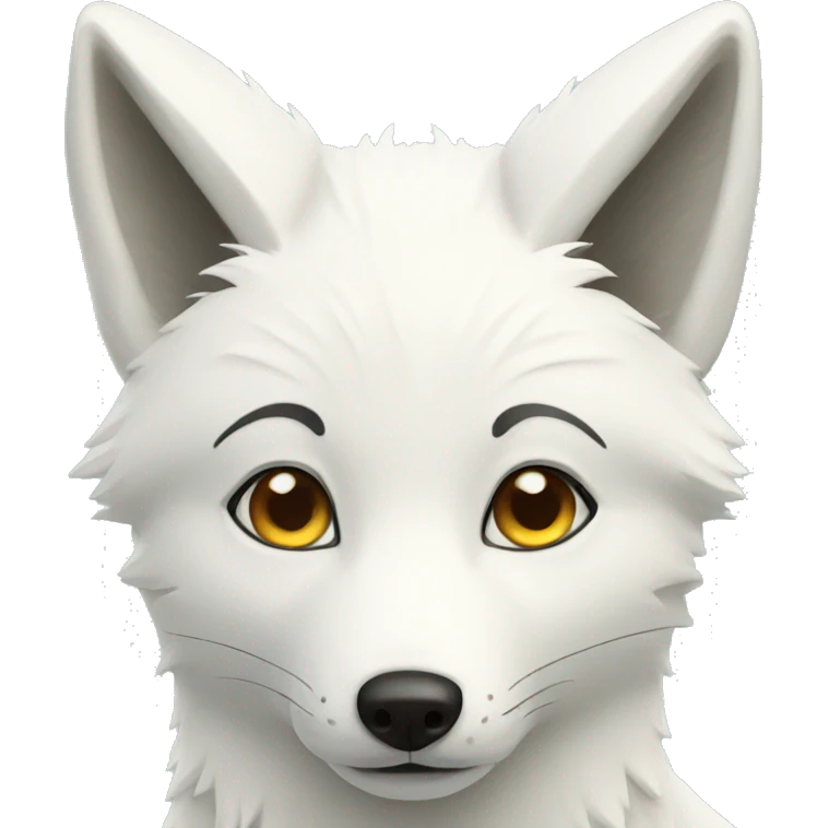 polar fox emoji