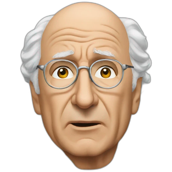 larry david aggrieved emoji